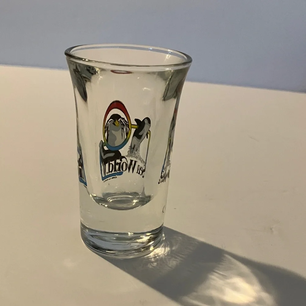SeaWorld Themed Clear Tall Shot Glass‎